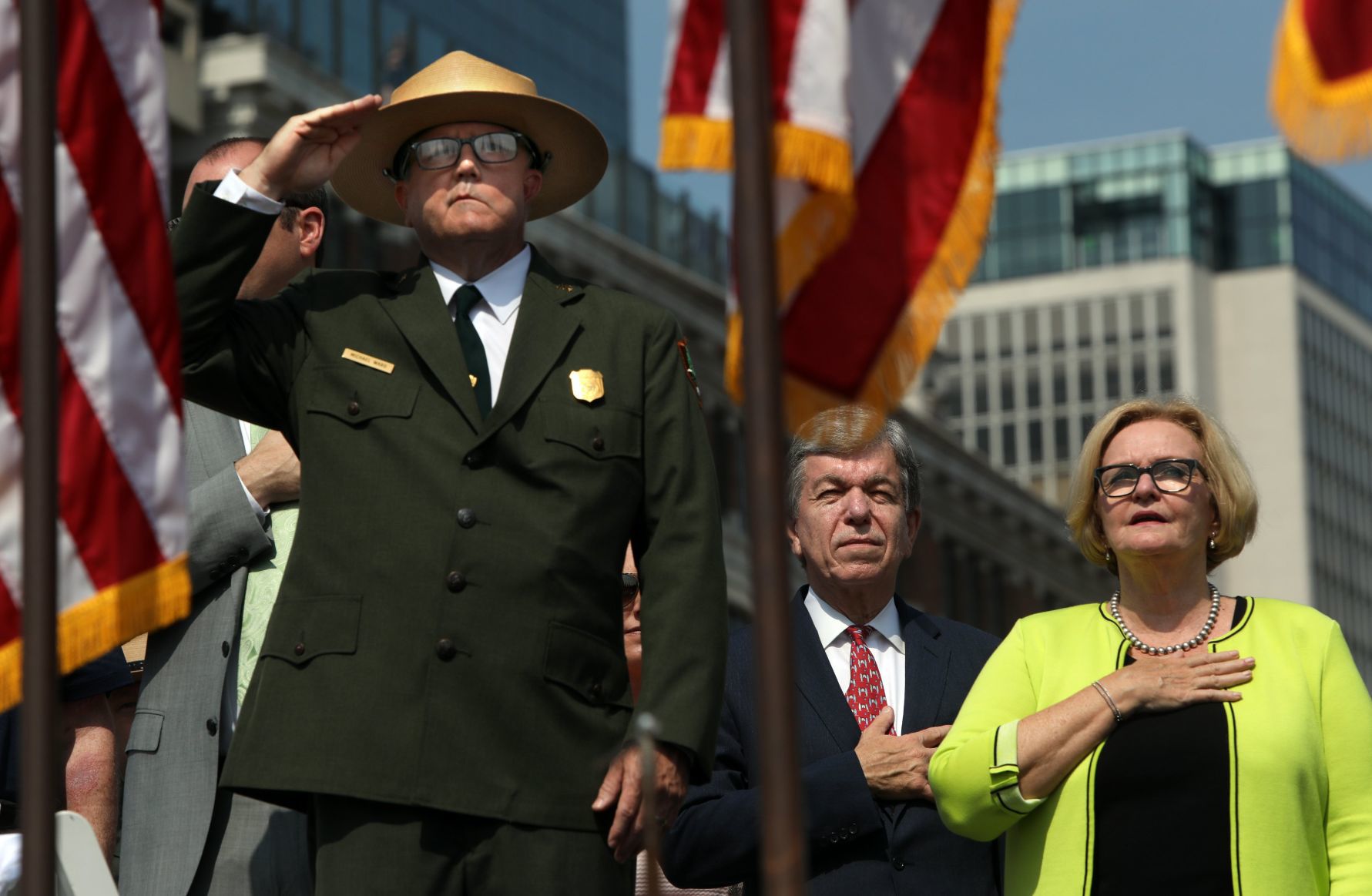 Senator McCaskill attends Gateway Arch National Park reopening